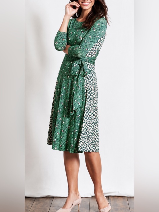 Boden Dresses & Skirts - Boden Anna wrap tie dress, size 16